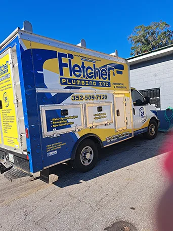 Fletcher Plumbing truck