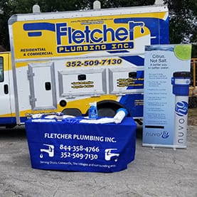 Plumbing truck display